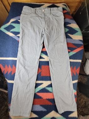 Outerknown Gray Corduroy Pants Mens 34x30 Organic Cotton